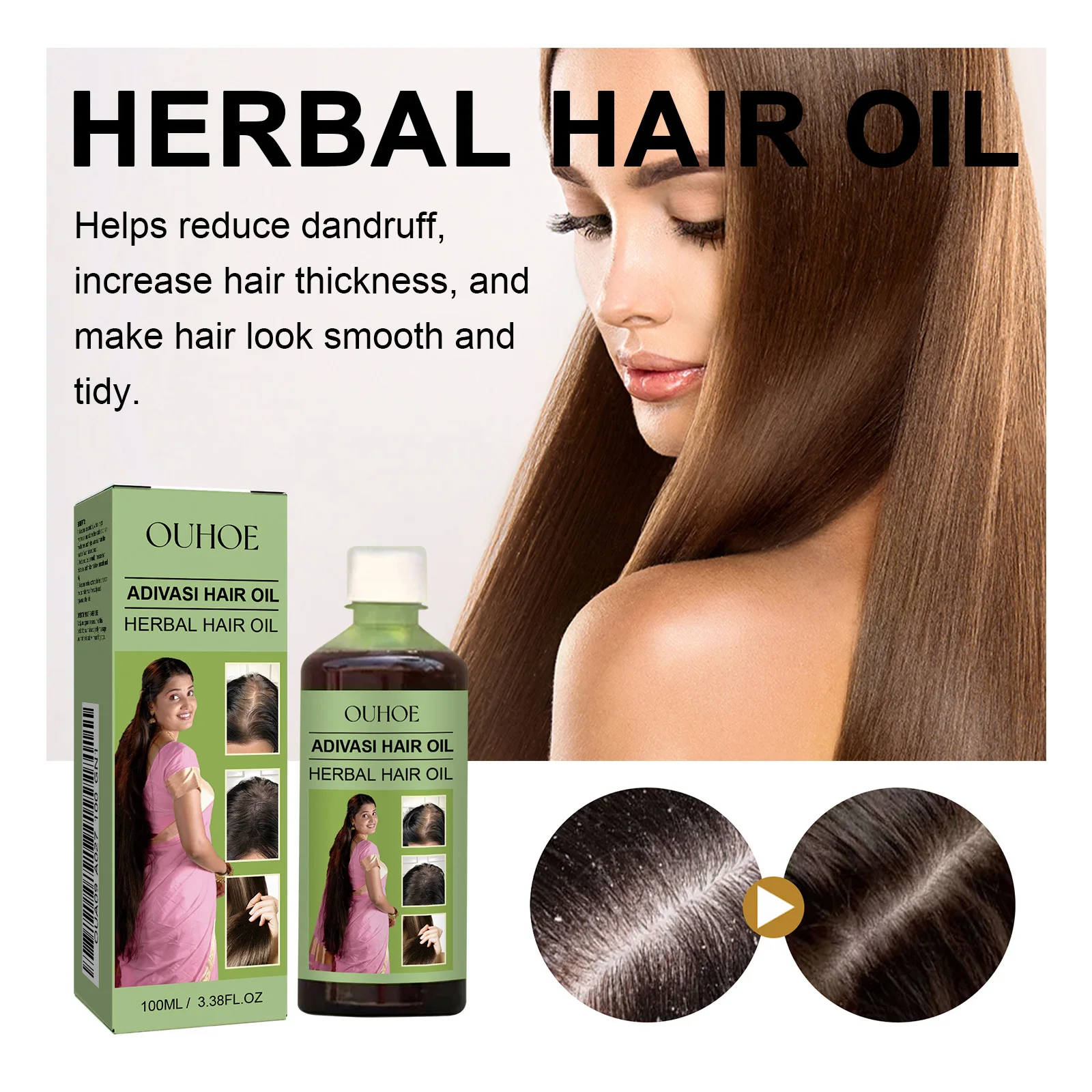 Hair Care India - 100ml aceite para el crecimiento del