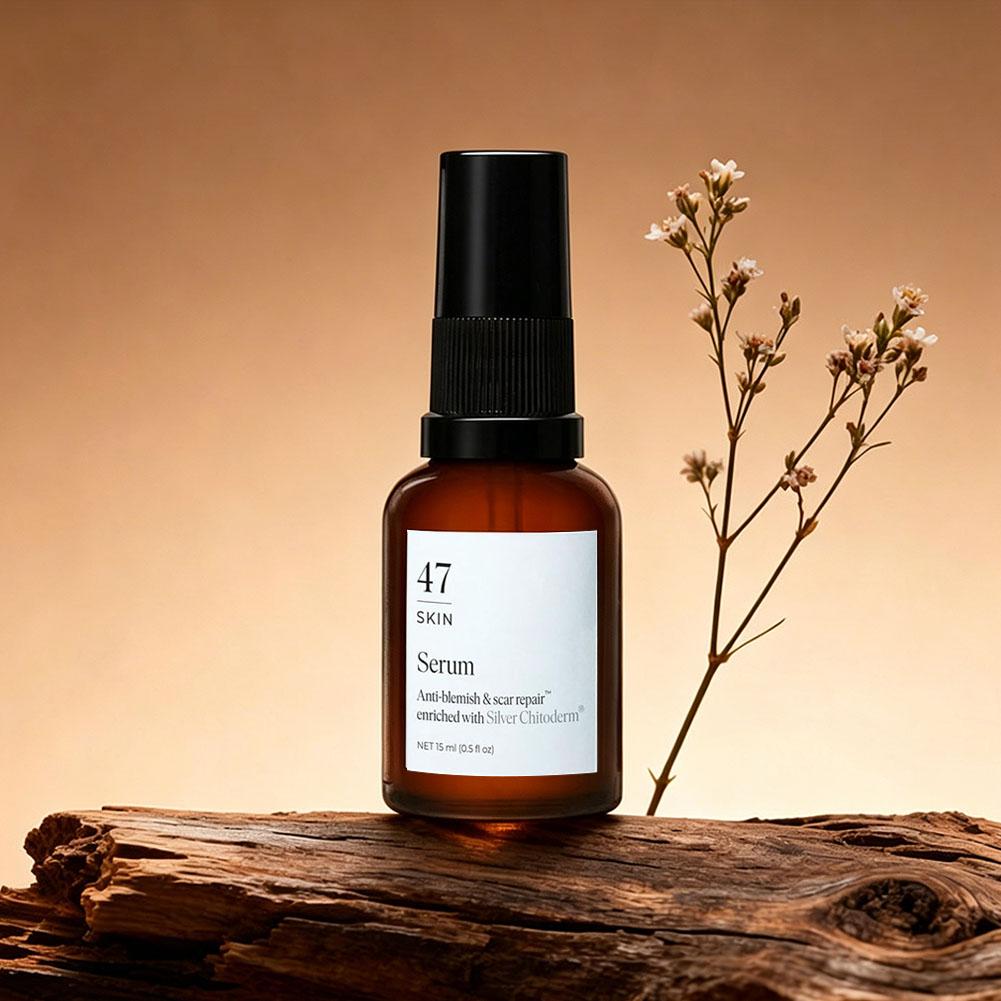 Caffeine Hair Serum - Suero Facial Reparador Antiacné Silver Chitoderm,