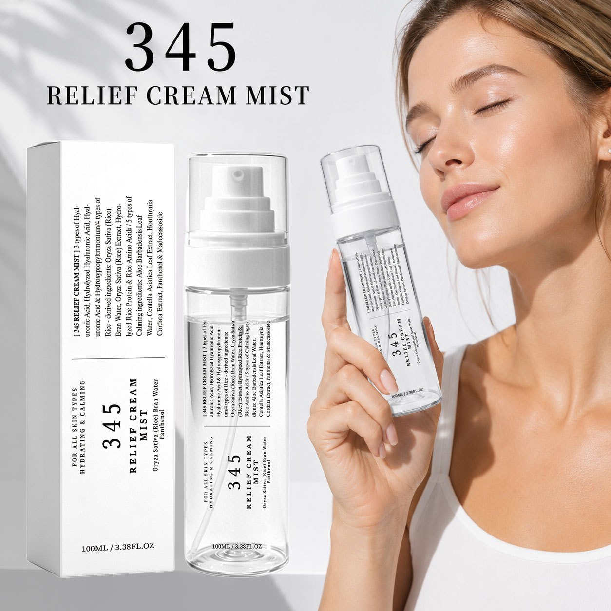 Silk Press Serum - Crema en Spray 345 Relief, Cuidado