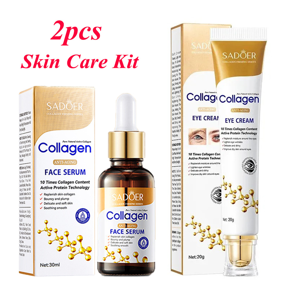Silk Press Serum - SADOER-Juego de colágeno para el cuidado