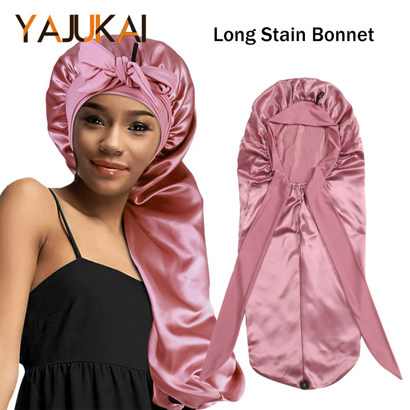 Satin Hair Bonnet - 1 Uds. Gorros para mujeres negras,