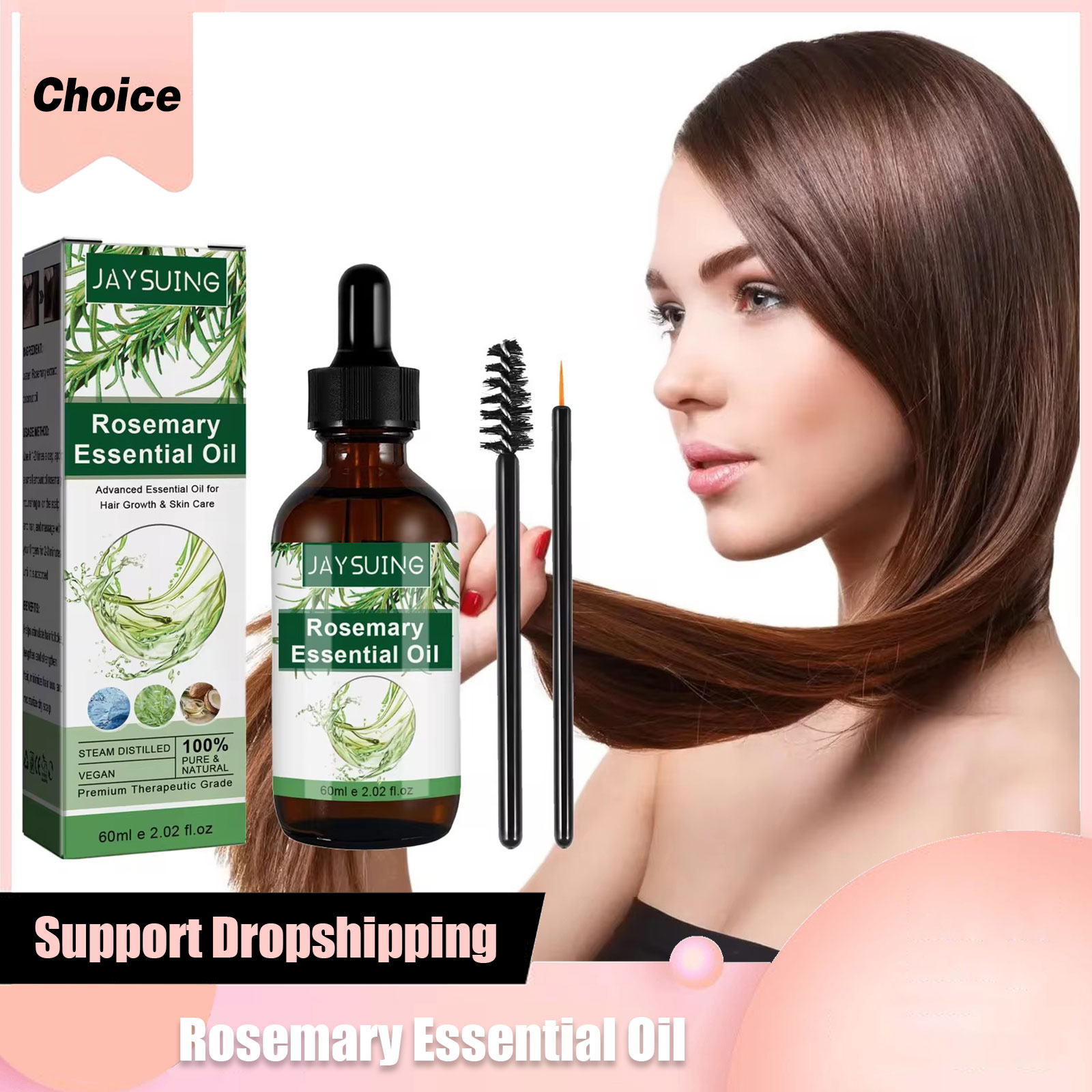 Hair Care Oil Serum - Aceite Esencial de Romero para el
