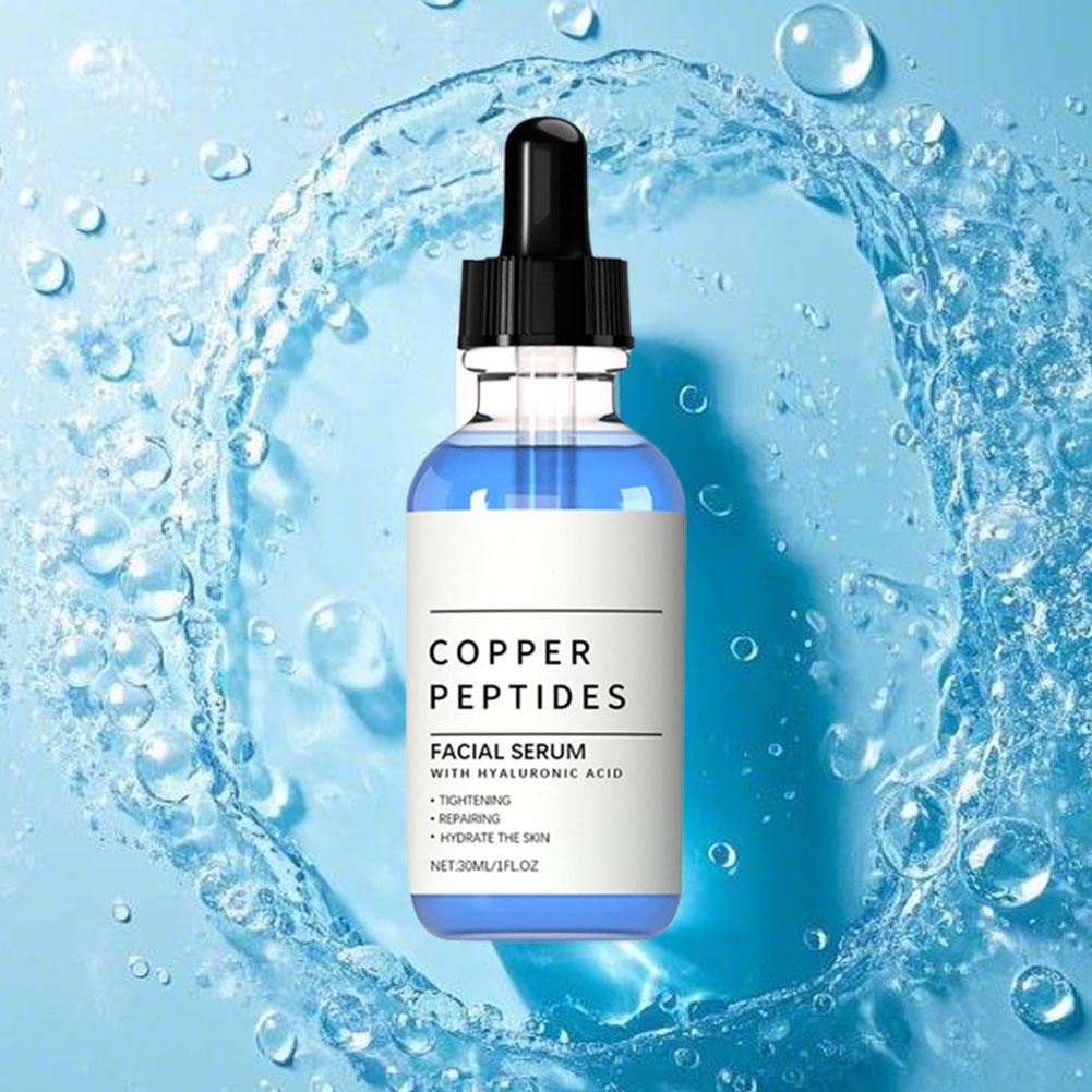 Caffeine Hair Serum - Suero péptido de cobre, eliminador antiarrugas,