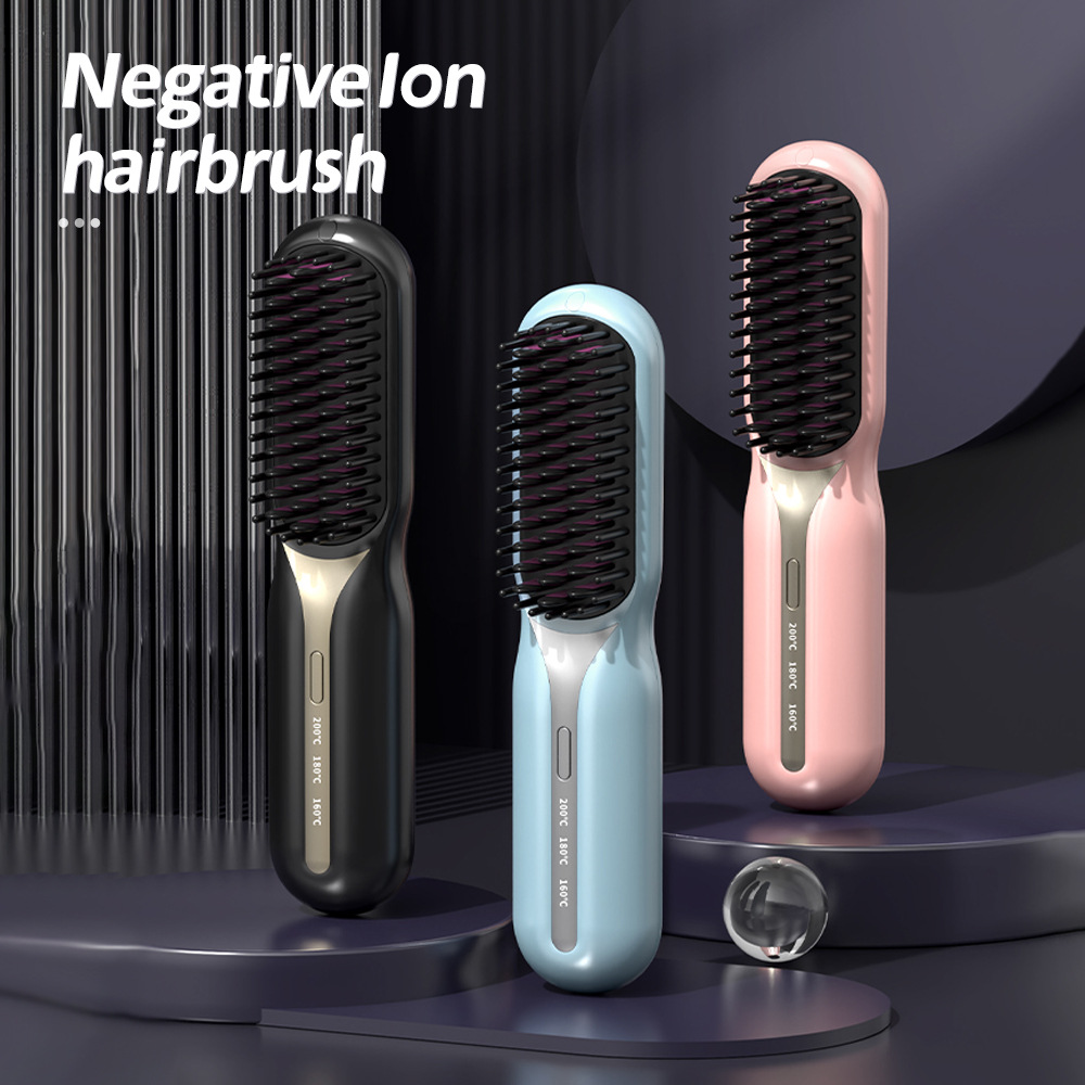 Hair Care Good Hair - Mini peine alisador de cabello recargable