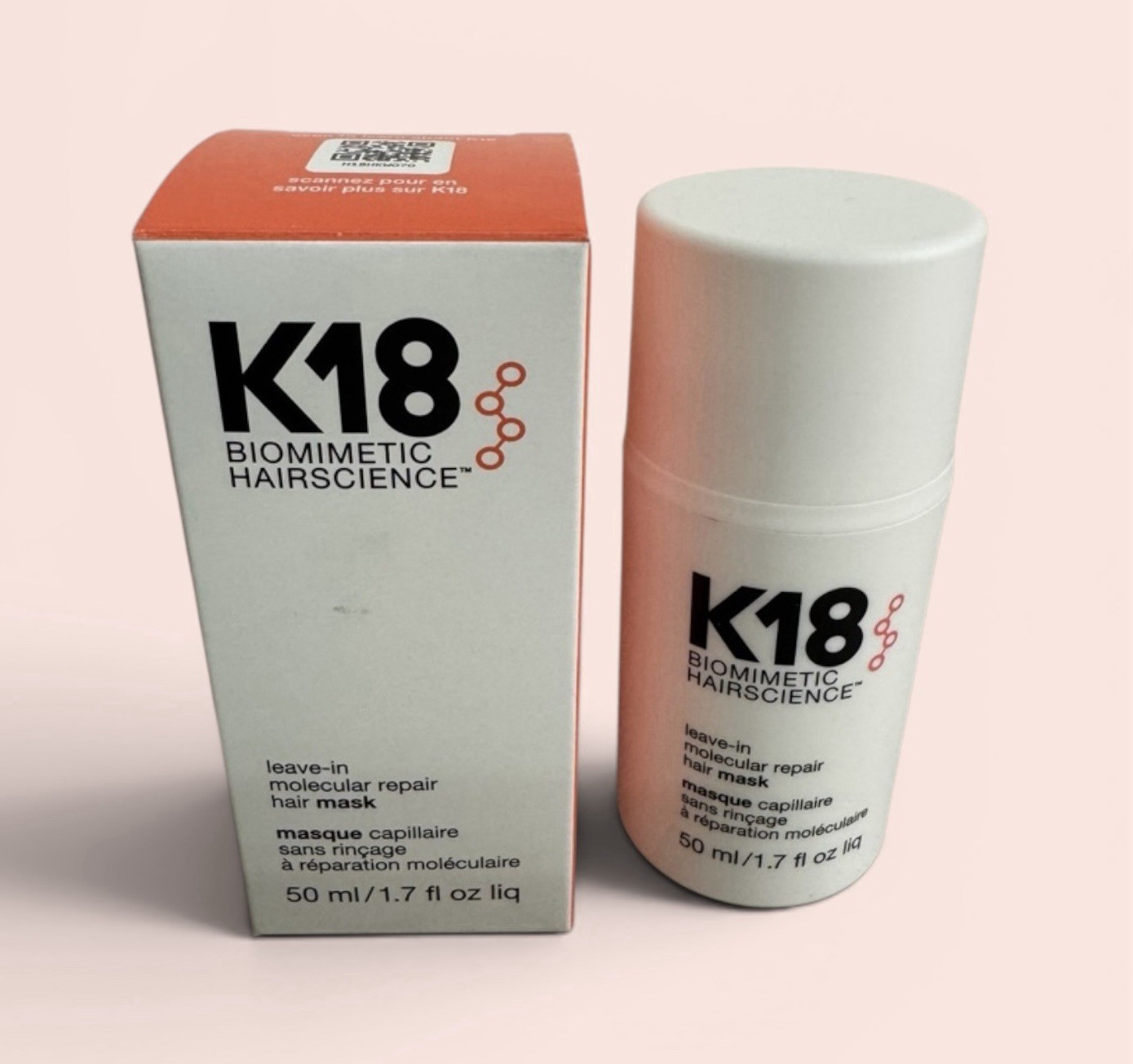 Hair Care K18 - Mascarilla Capilar Reparadora Molecular Sin Enjuague