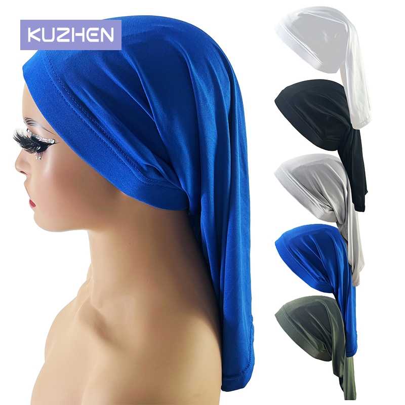 Satin Hair Bonnet - Gorro de dormir largo de satén