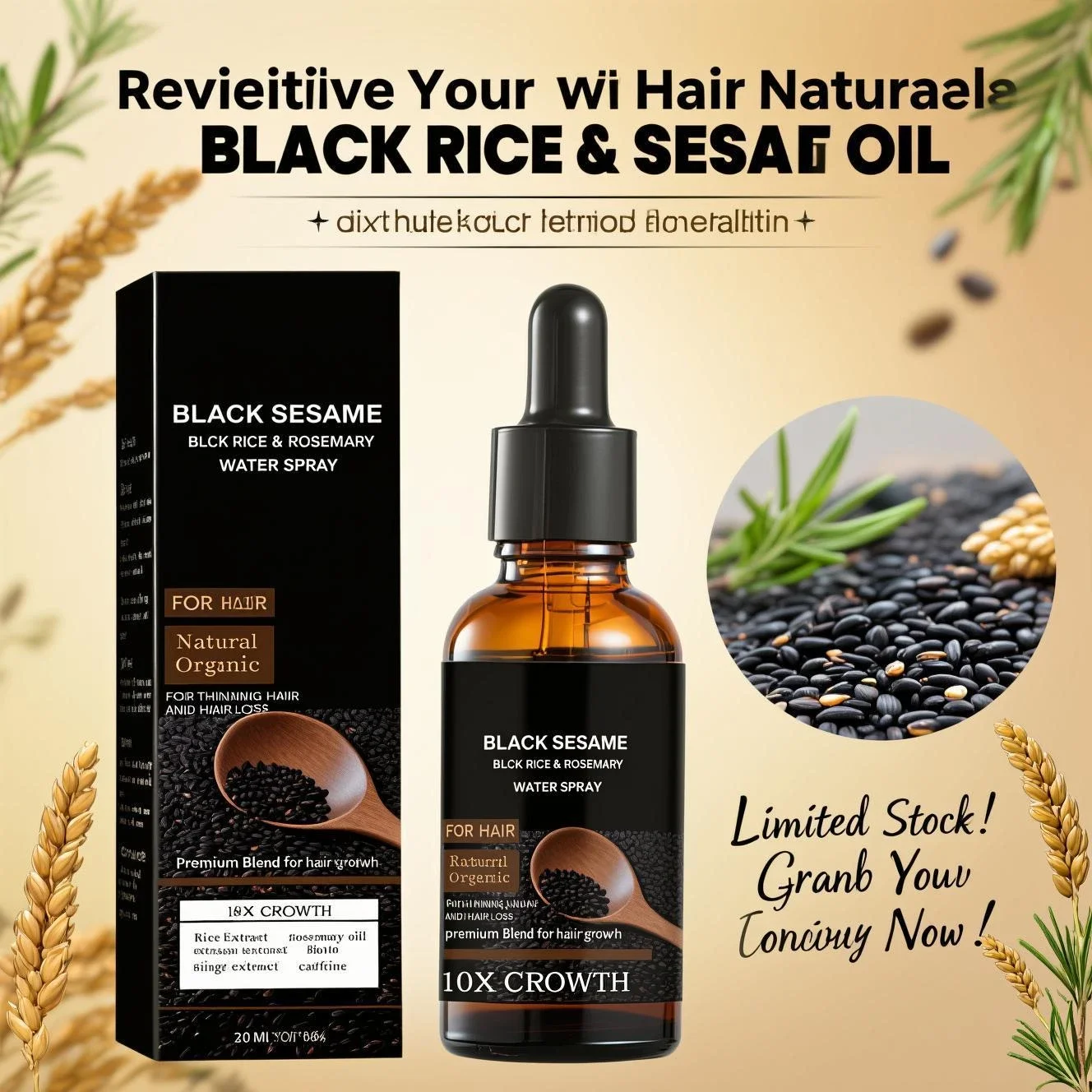 Caffeine Hair Serum - Suero para el Crecimiento del Cabello