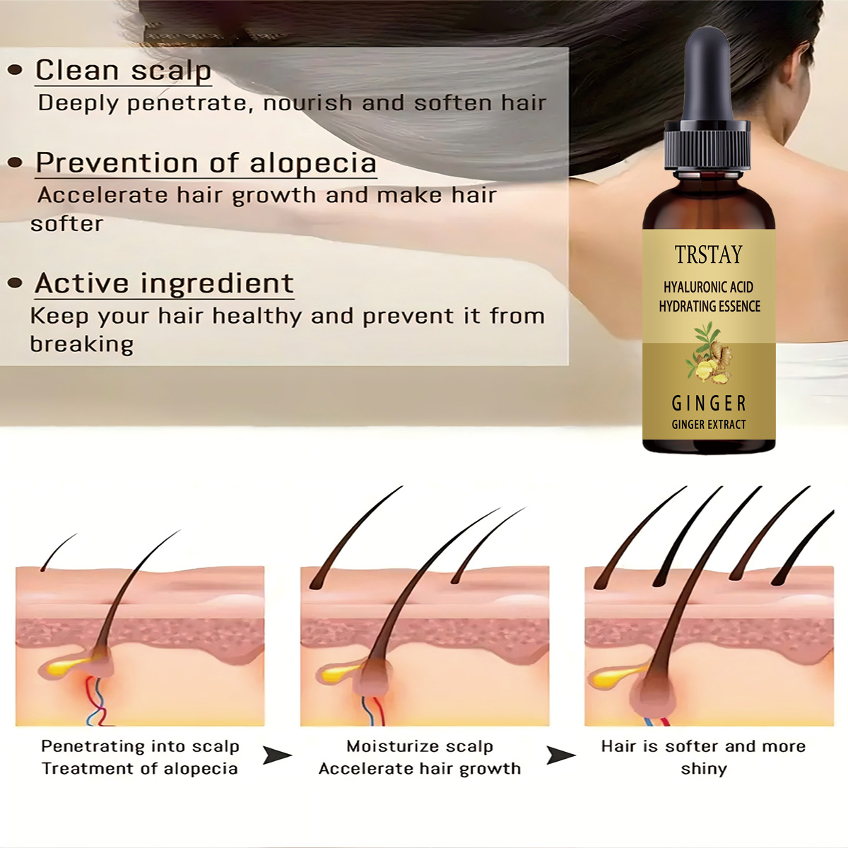 Suero para el crecimiento del  - Caffeine Hair Serum reseña y precio