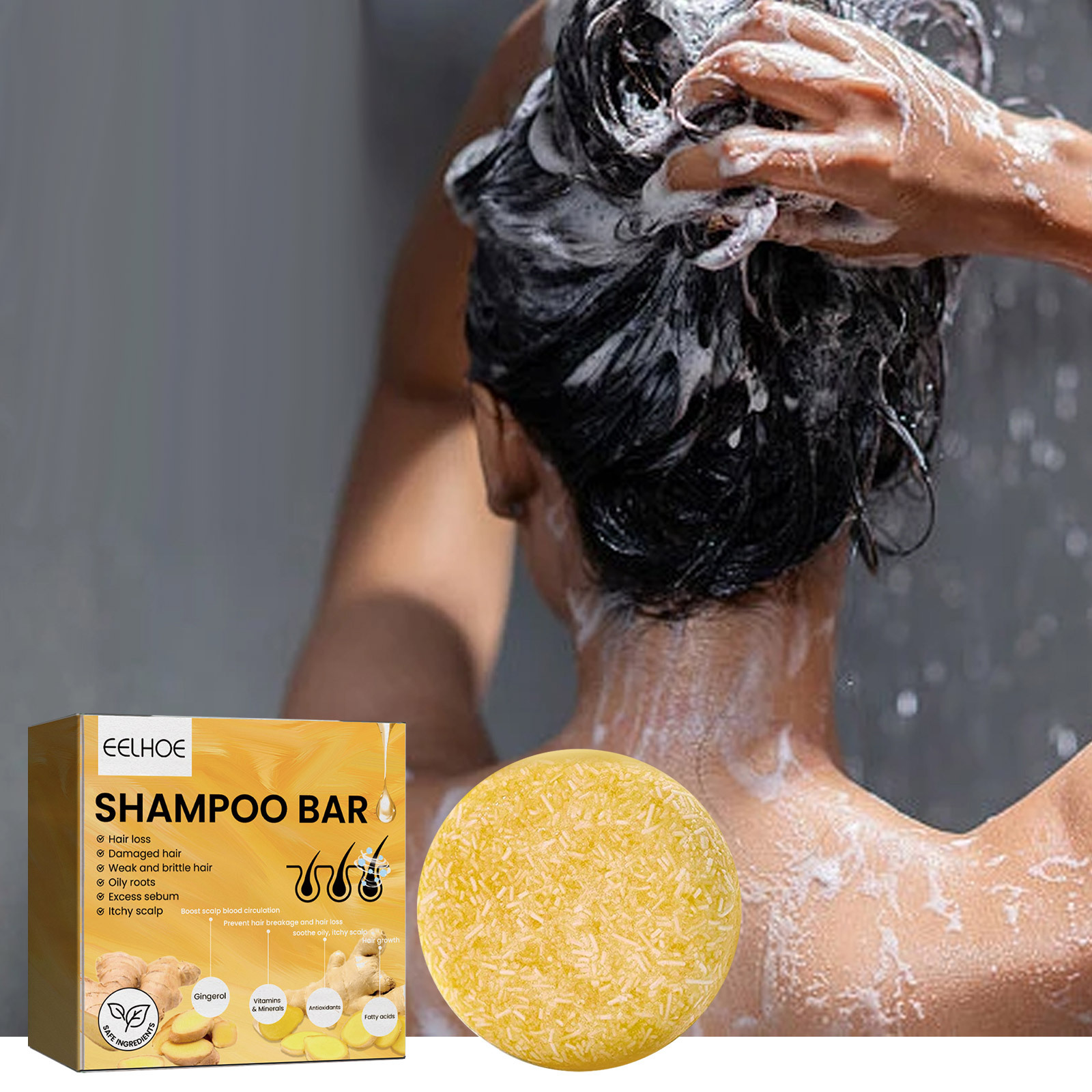 Champú natural de jengibre en  - Hair Care Naturally reseña y precio