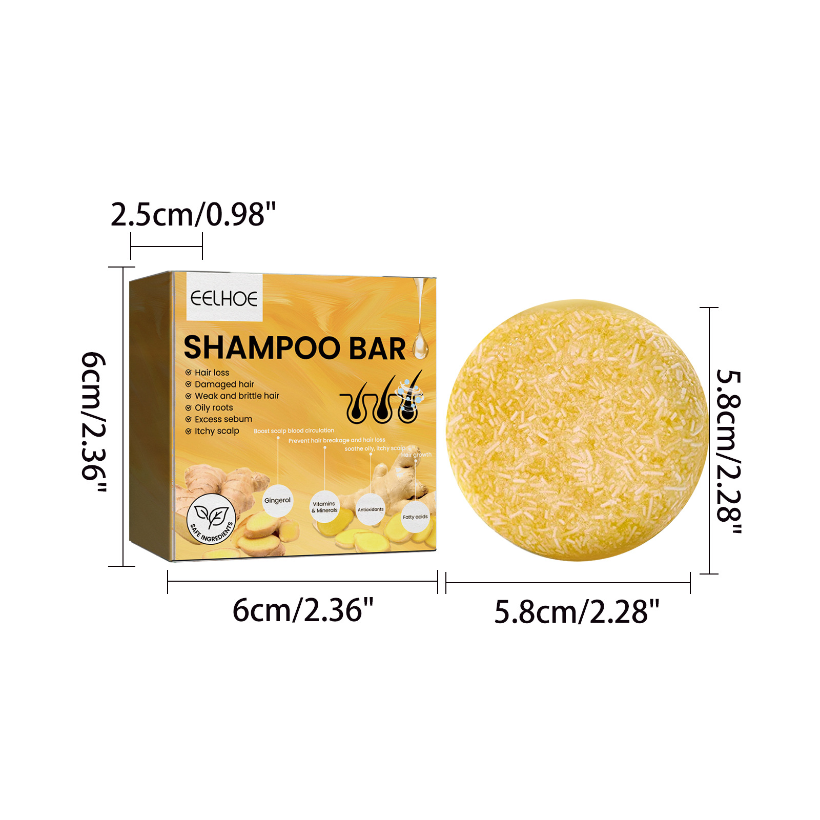 Champú natural de jengibre en  - Hair Care Naturally reseña y precio