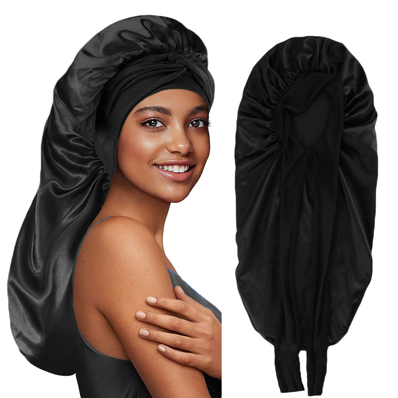 Gorro trenzado con lazo de Col - Satin Hair Bonnet reseña y precio