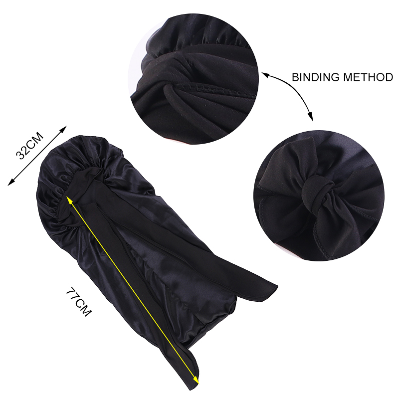 Gorro trenzado con lazo de Col - Satin Hair Bonnet reseña y precio