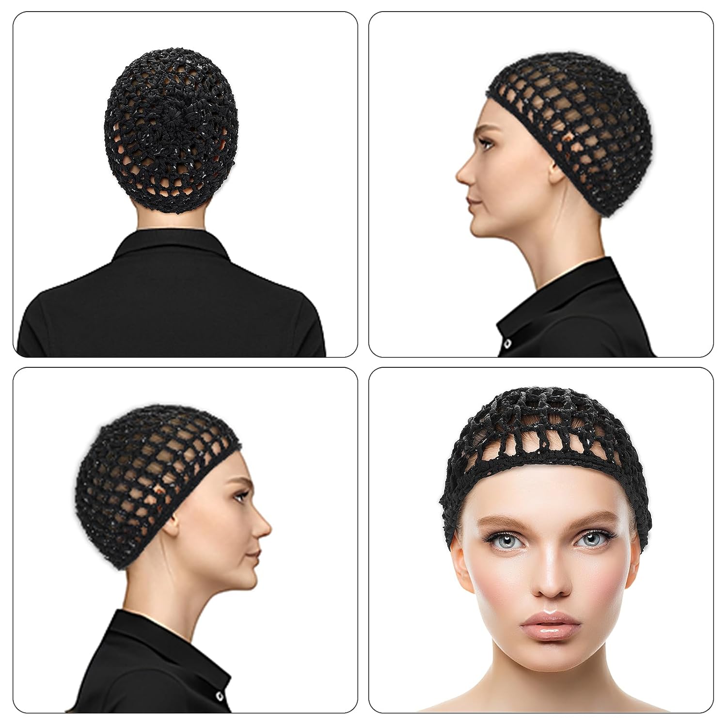 Gorro de peluca de 3 uds., gor - Satin Hair Bonnet reseña y precio