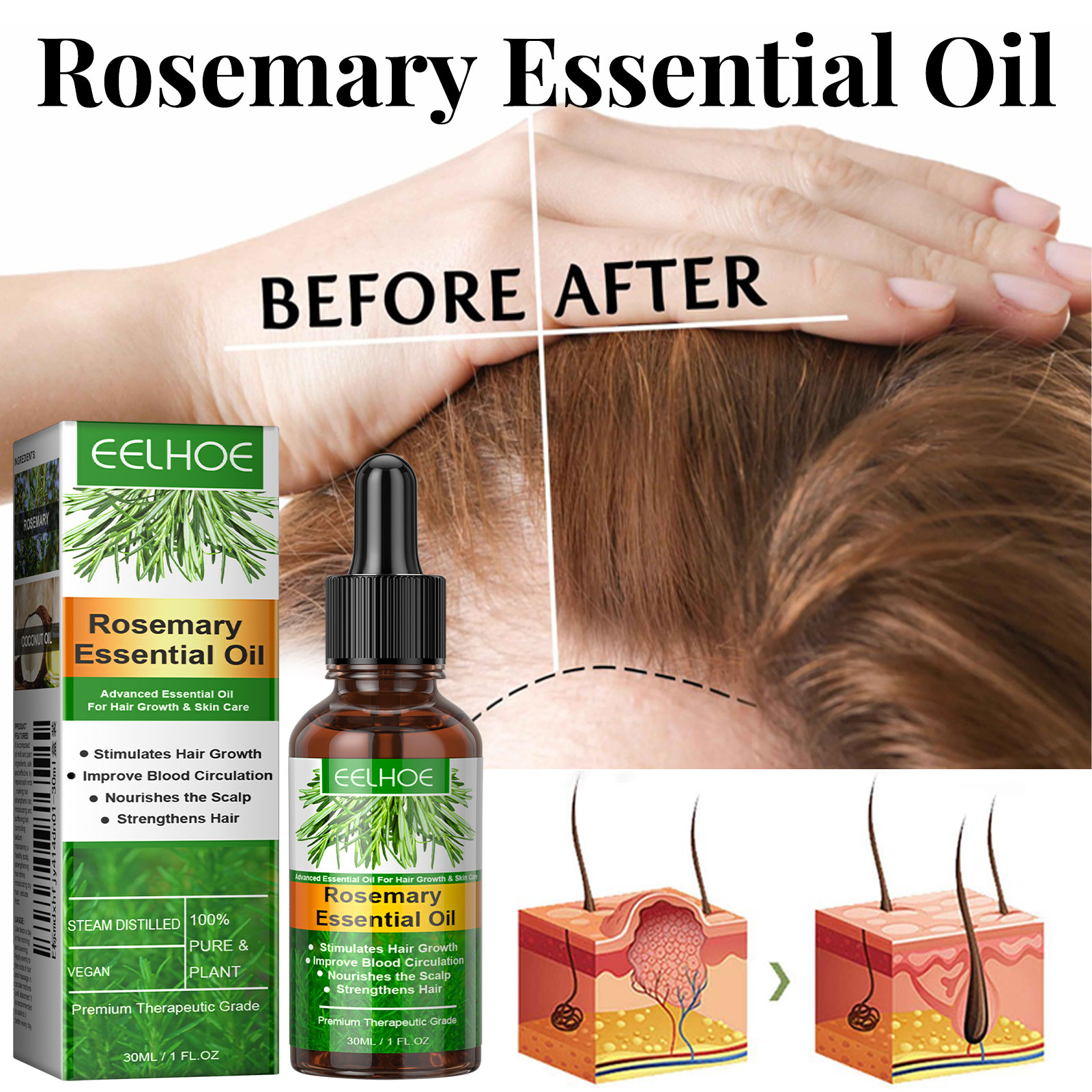 Suero para el crecimiento del  - Hair Care Gift Set reseña y precio