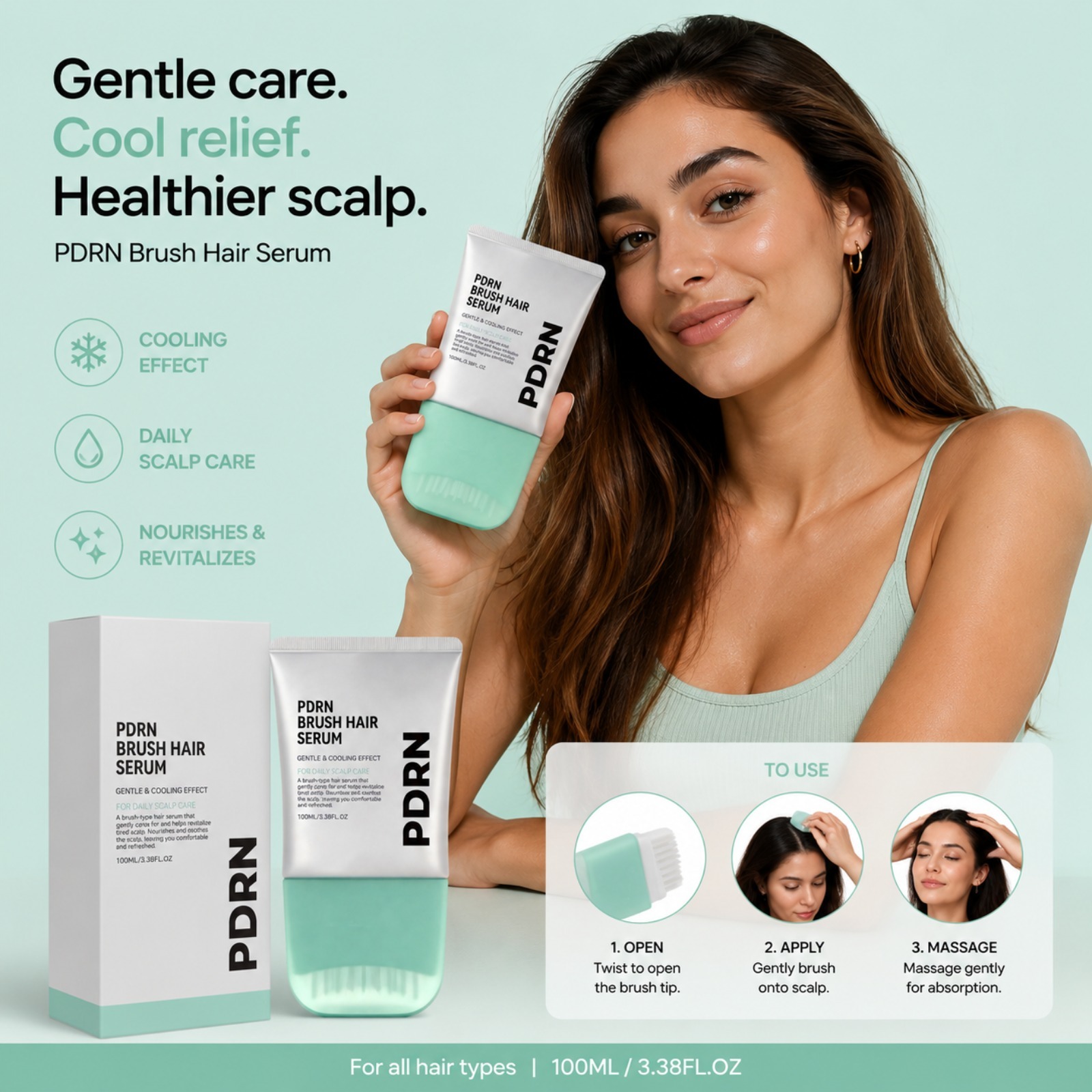 Suero Capilar PDRN con Centell - Caffeine Hair Serum reseña y precio