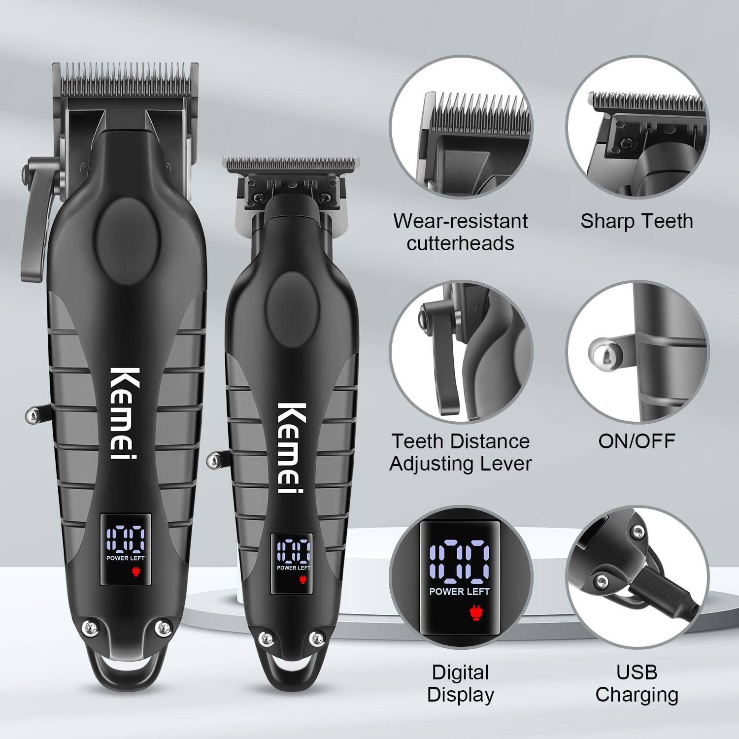 Kemei Kit de cortapelos para h - Hair Care Brand reseña y precio
