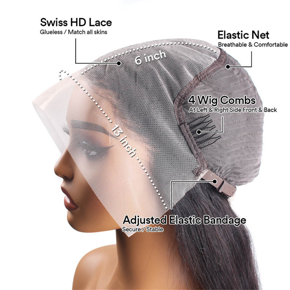 36 pulgadas de onda profunda P - Lace Front Wig reseña y precio