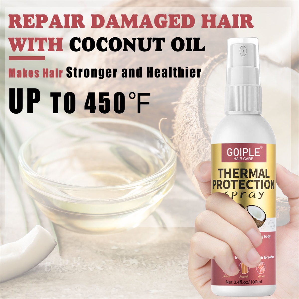 Kit de Crecimiento e Hidrataci - Hair Care Heat Protectant reseña y precio