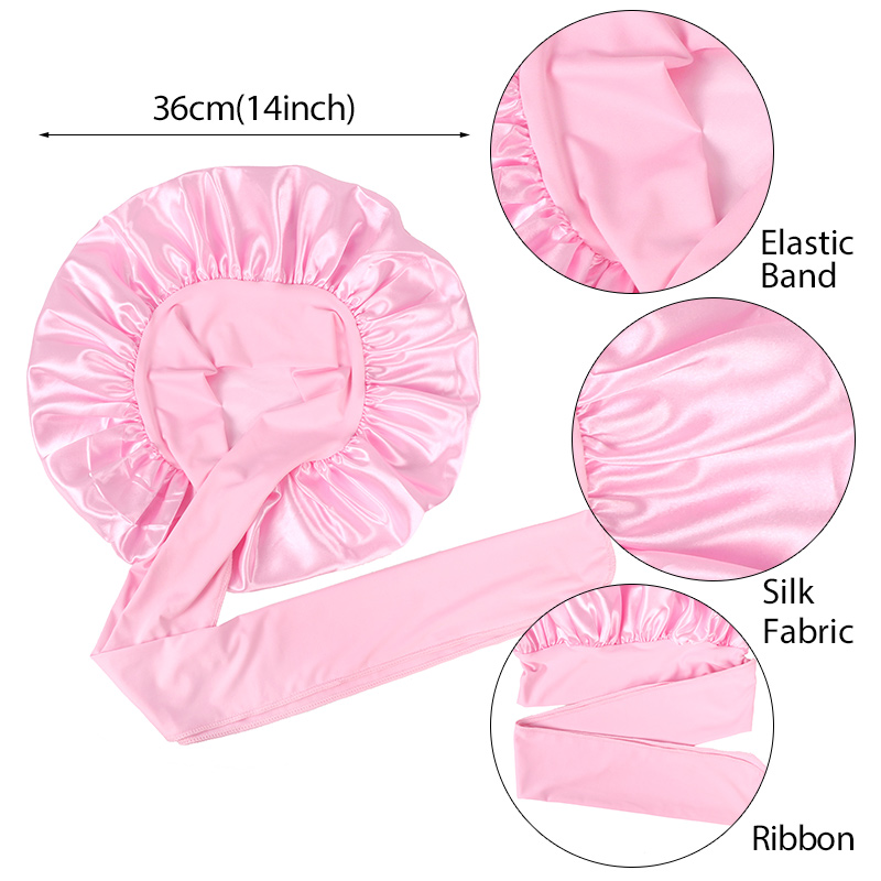Plussign-gorro de satén con la - Satin Hair Bonnet reseña y precio