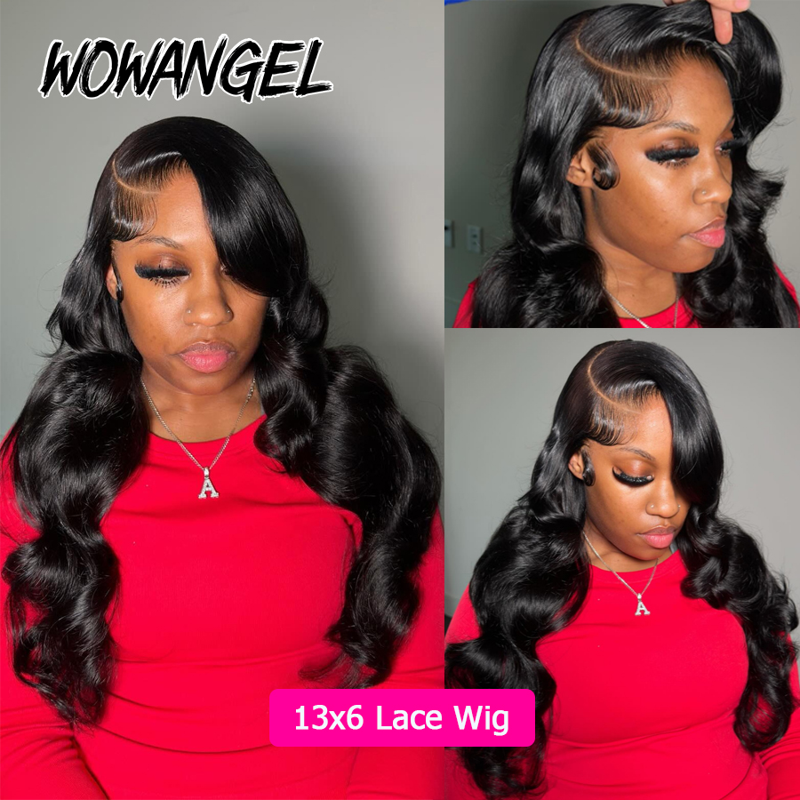 Wow Angel Body Wave Jet Black  - Lace Front Wig reseña y precio