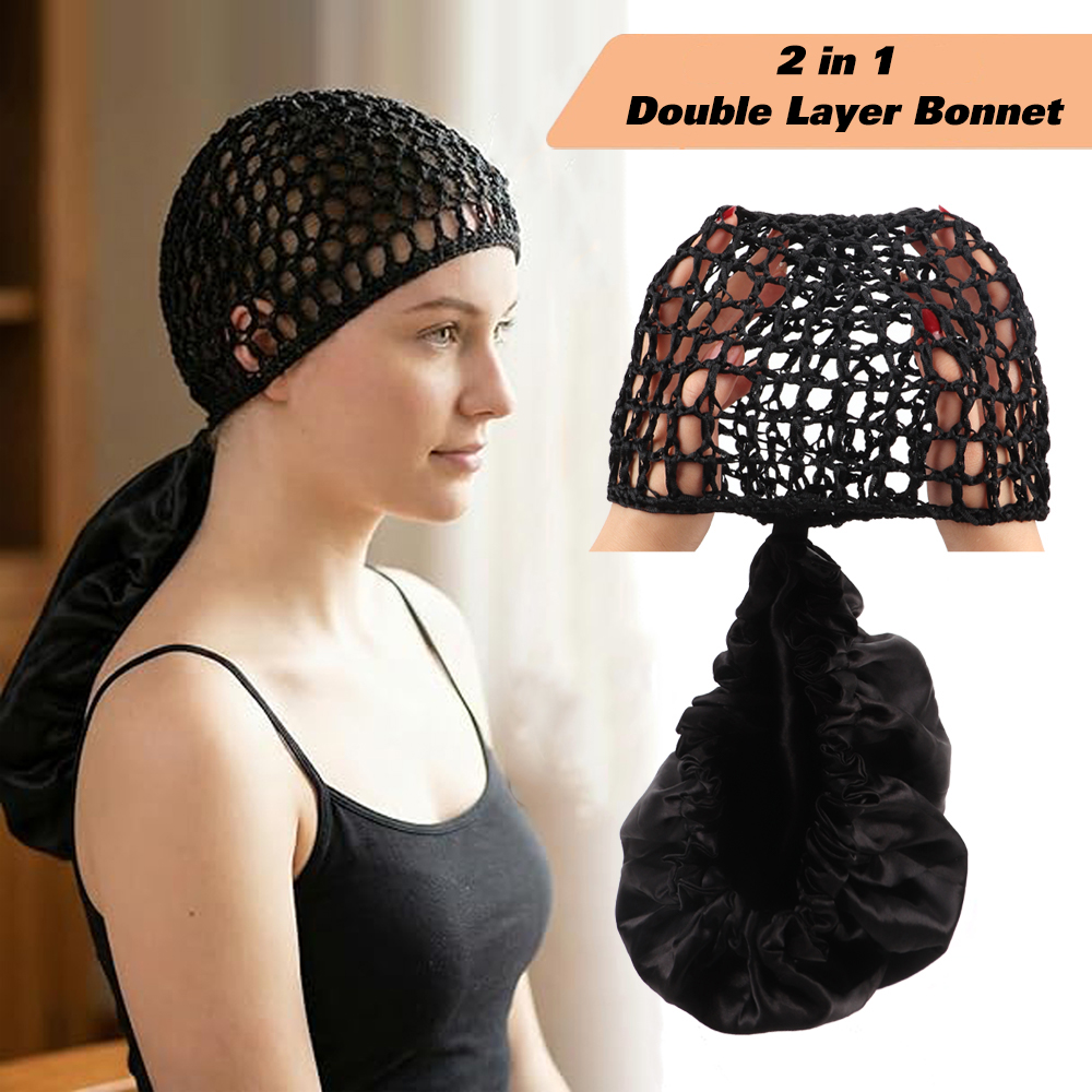 Gorro de satén desmontable 2 e - Satin Hair Bonnet reseña y precio